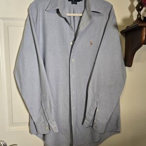 Ralph Lauren Light Blue Button-Down Oxford Shirt